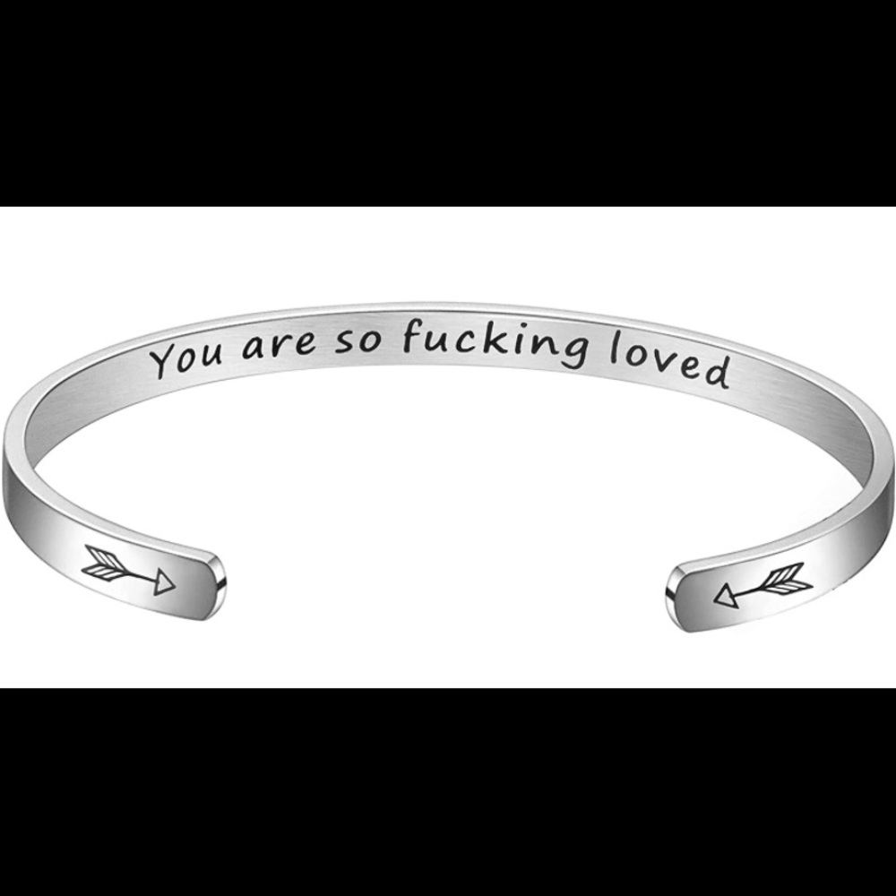 Stainless steel cuff bracelet